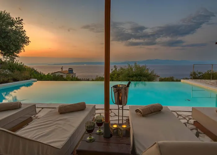 Ionia With Pool And Sea View Villa