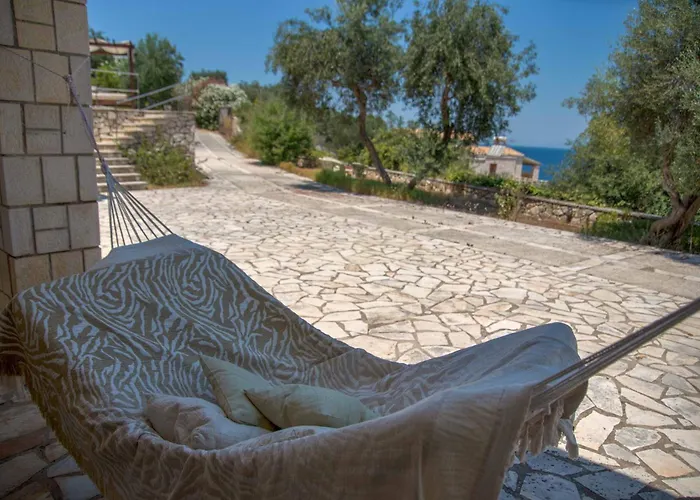 Ionia With Pool And Sea View Villa Gaios