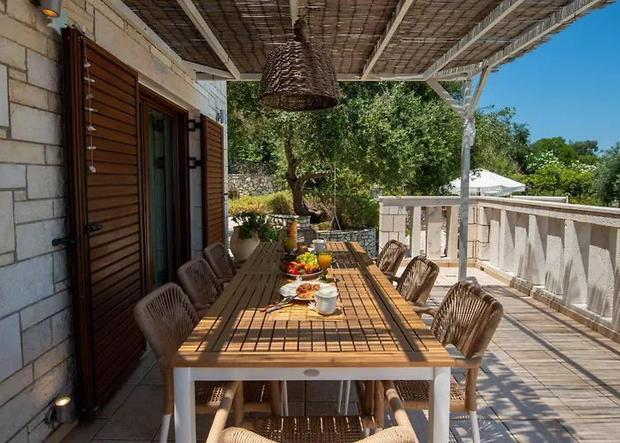 Villa Ionia With Pool And Sea View Gaios