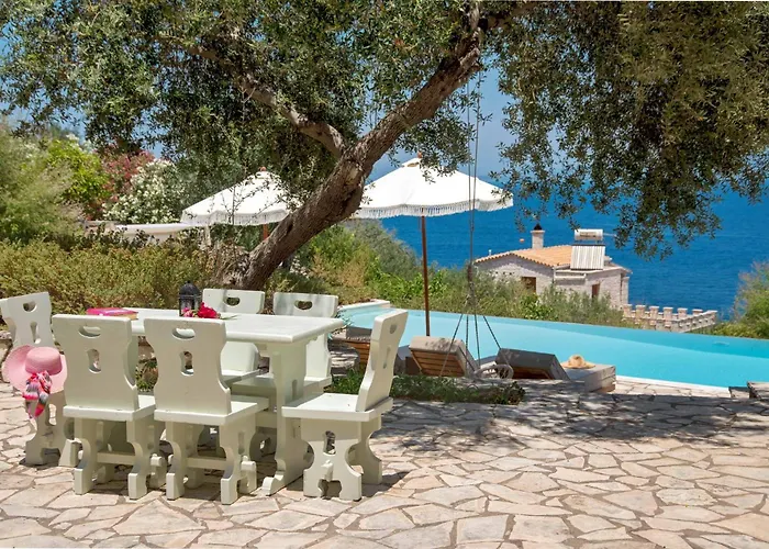 Villa Ionia With Pool And Sea View