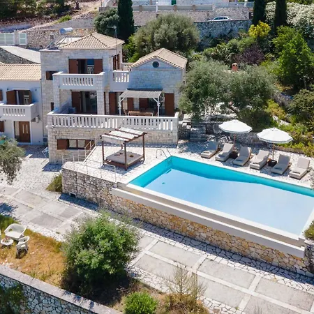 Ionia With Pool And Sea View Villa Gaios
