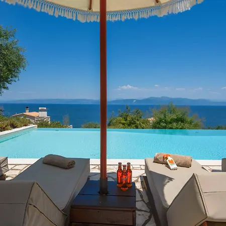 Villa Ionia With Pool And Sea View Gaios